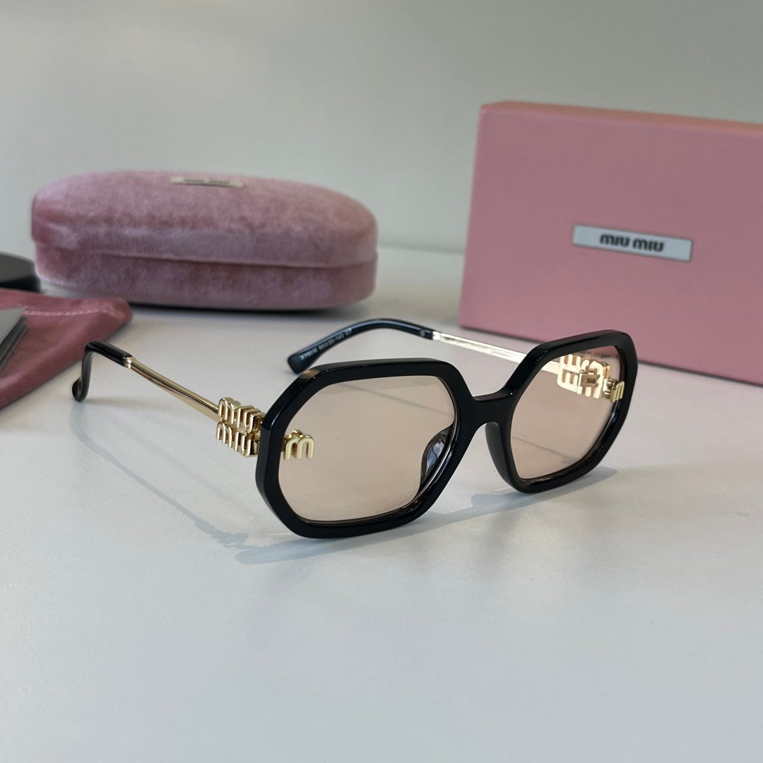 Miu Miu Fashion Silver Lens Sunglasses for Men & Women - 372392
