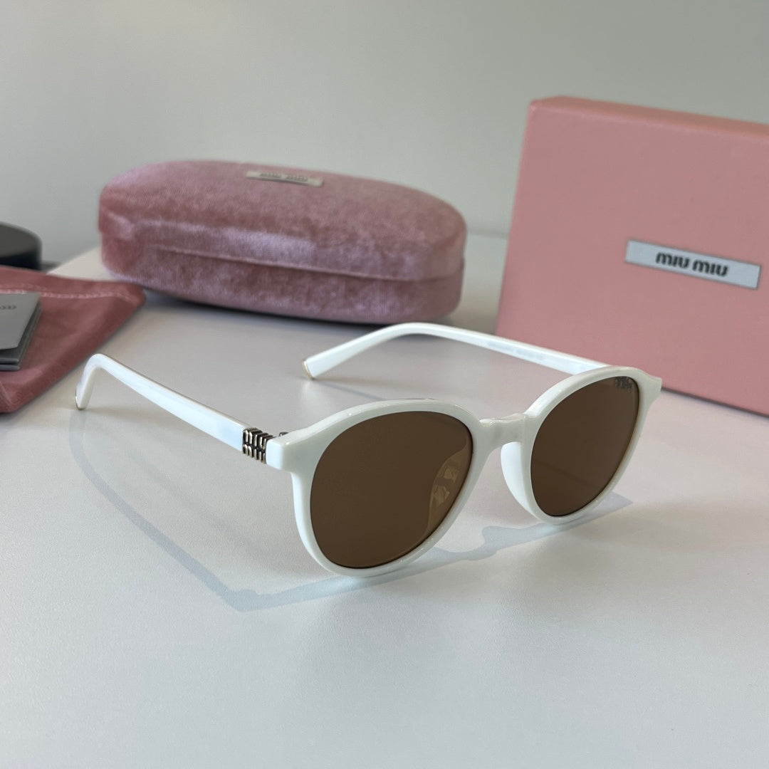 Miu Miu Fashion Silver Lens Sunglasses for Men & Women - 487608