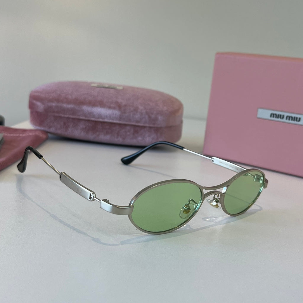 Miu Miu Fashion Silver Lens Sunglasses for Men & Women - 487614