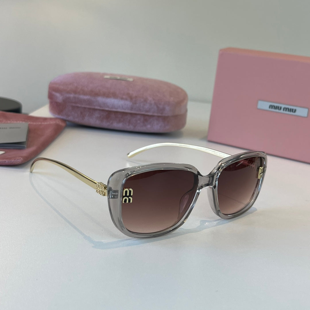 Miu Miu Fashion Silver Lens Sunglasses for Men & Women - 449664