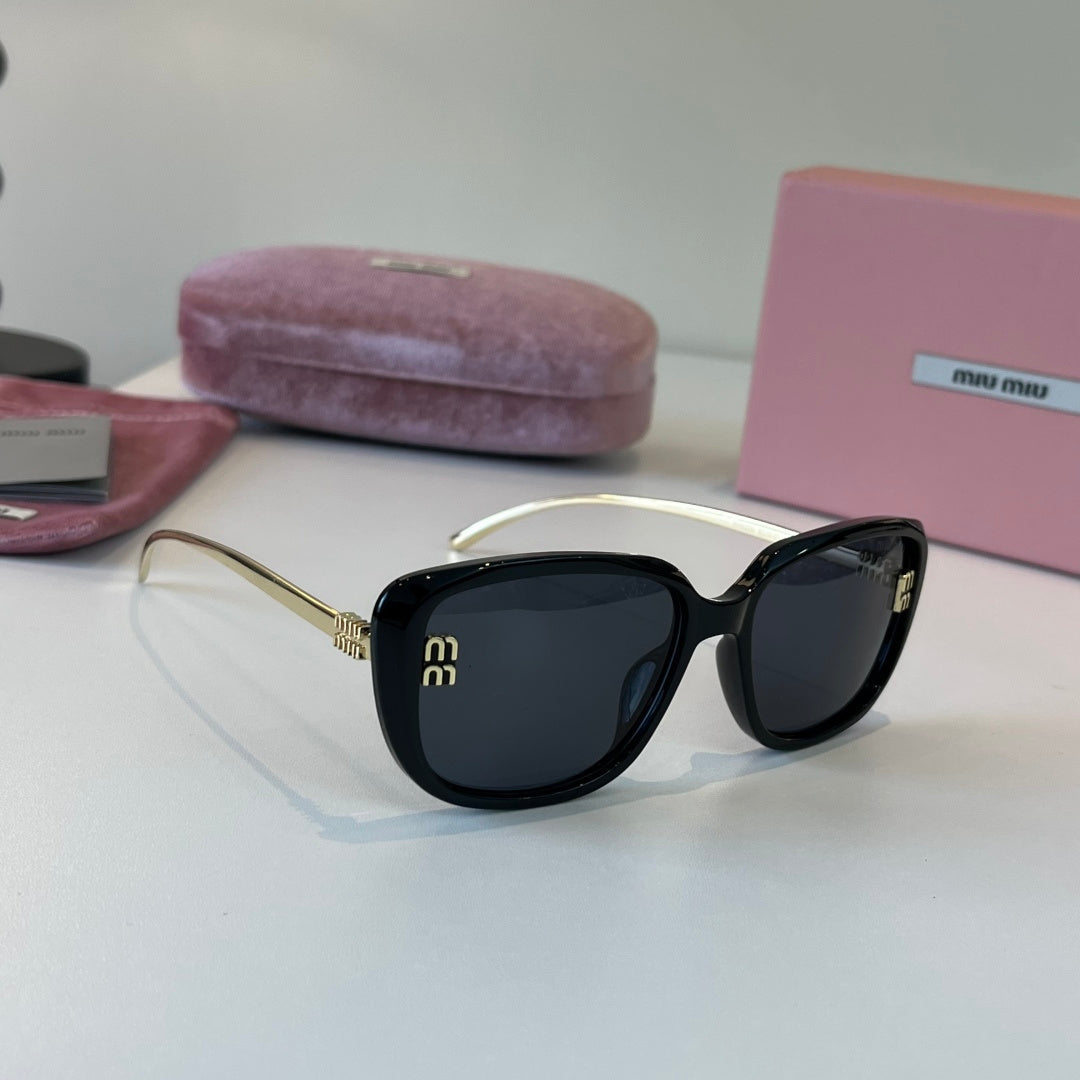 Miu Miu Fashion Silver Lens Sunglasses for Men & Women - 416188