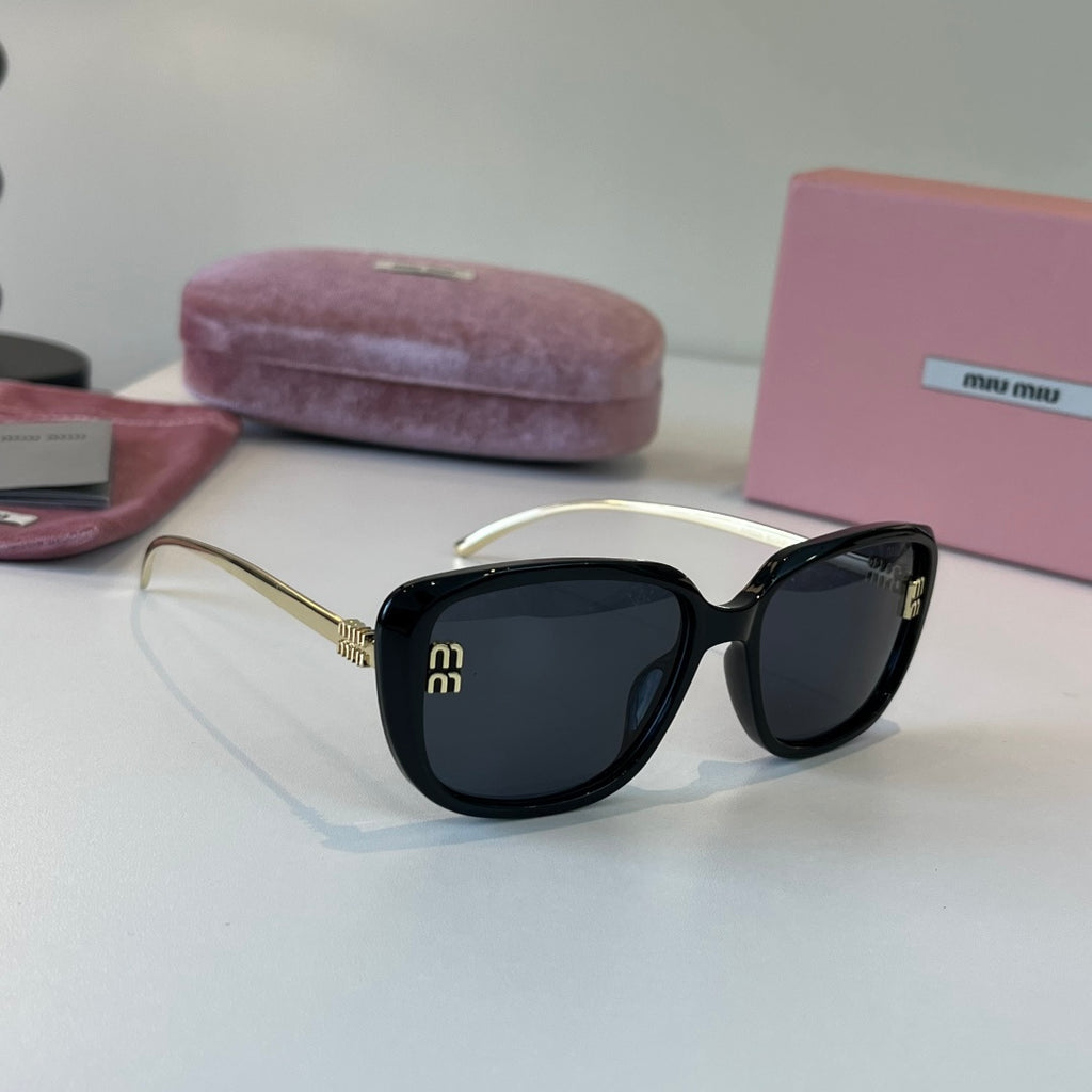 Miu Miu Fashion Silver Lens Sunglasses for Men & Women - 372403