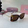 Miu Miu Fashion Brown Lens Sunglasses for Men & Women - 383015
