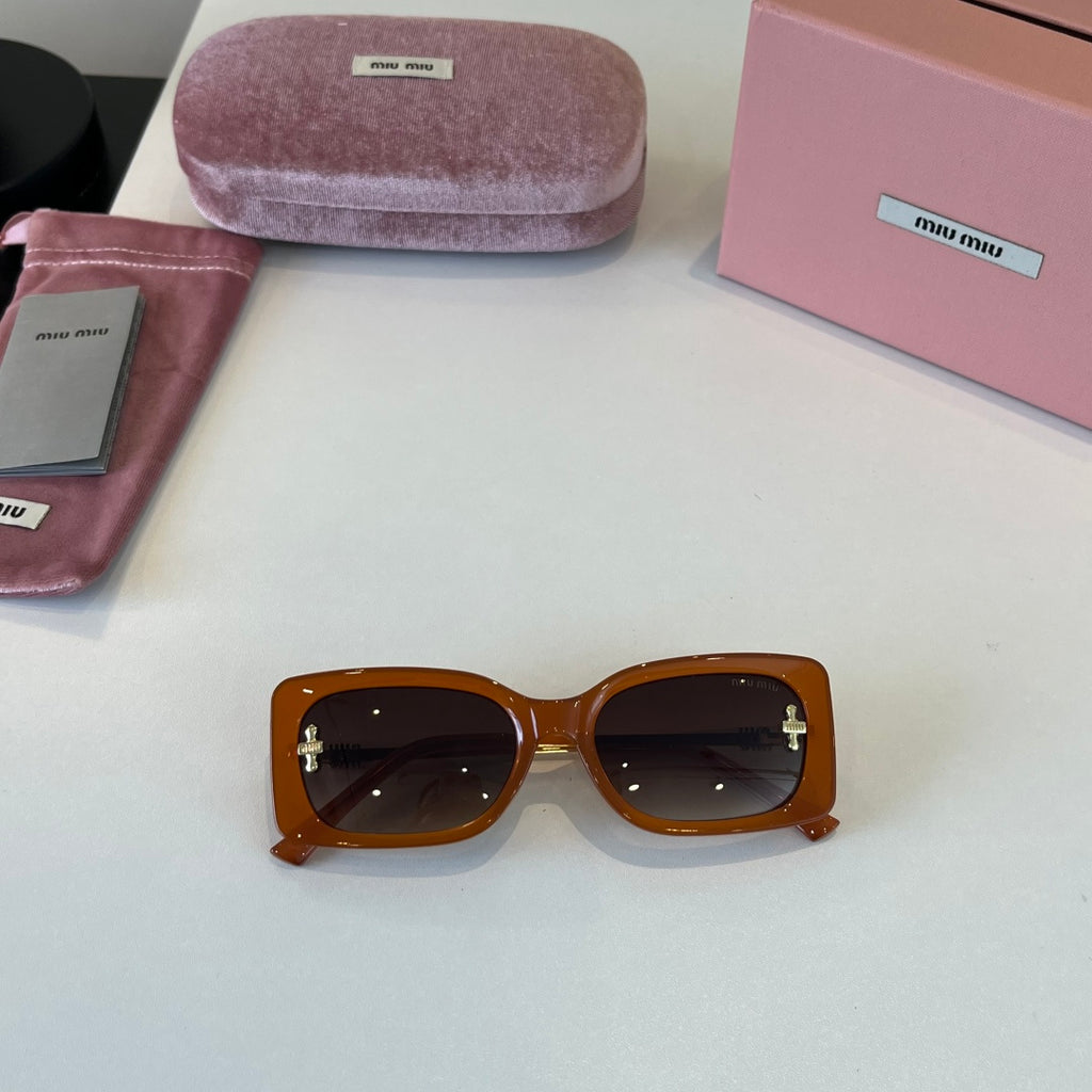 Miu Miu Fashion Brown Lens Sunglasses for Men & Women - 383016 - detail image 4