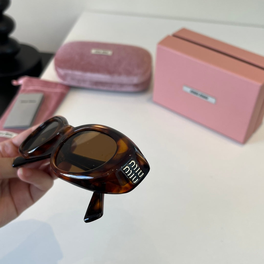 Miu Miu Cat-Eye Black Lens Sunglasses for Men & Women - 449672 - detail image 6