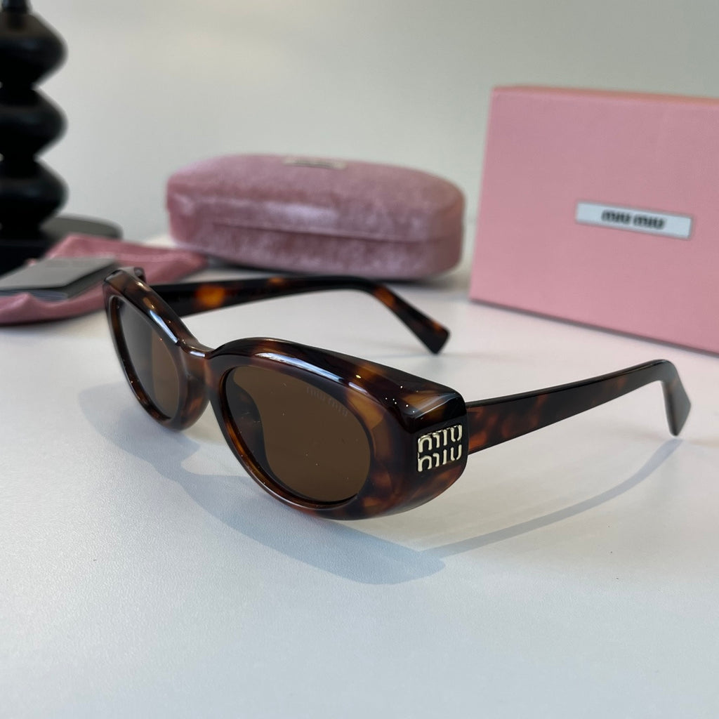 Miu Miu Cat-Eye Black Lens Sunglasses for Men & Women - 449672 - detail image 3