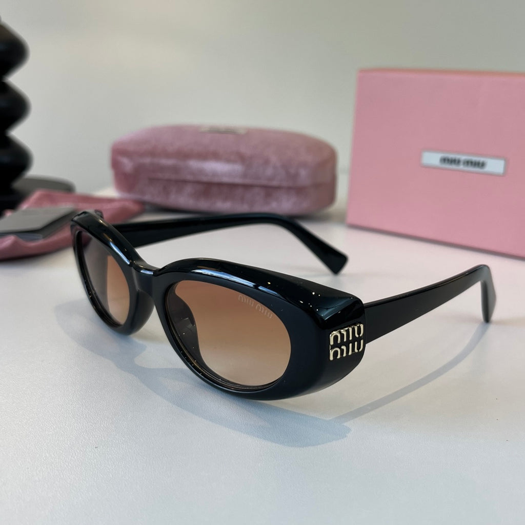 Miu Miu Cat-Eye Silver Lens Sunglasses for Men & Women - 383018 - detail image 3