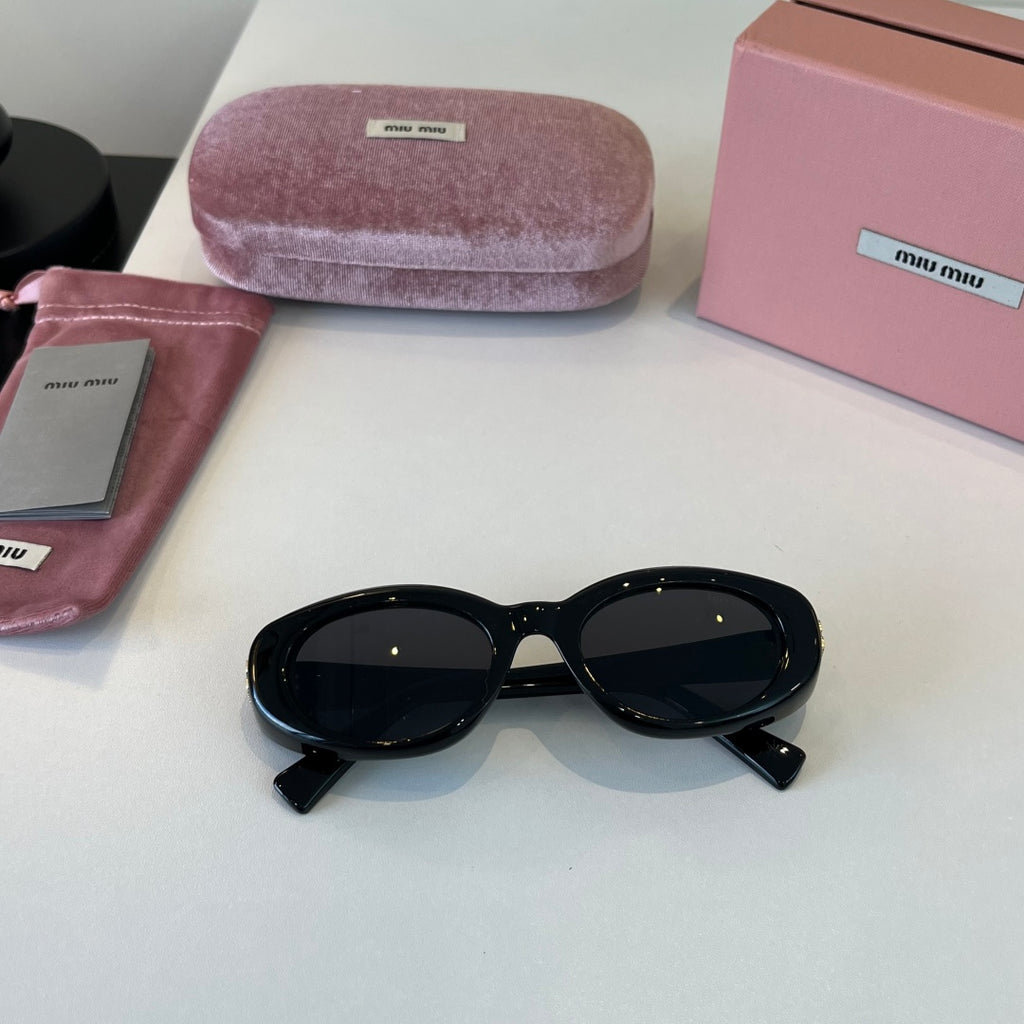 Miu Miu Cat-Eye Silver Lens Sunglasses for Men & Women - 383019 - detail image 4
