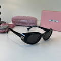 Miu Miu Cat-Eye Silver Lens Sunglasses for Men & Women - 487637