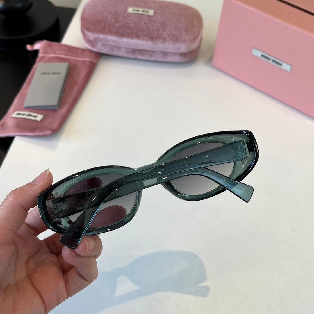 Miu Miu Cat-Eye Black Lens Sunglasses for Men & Women - 383020 - detail image 8