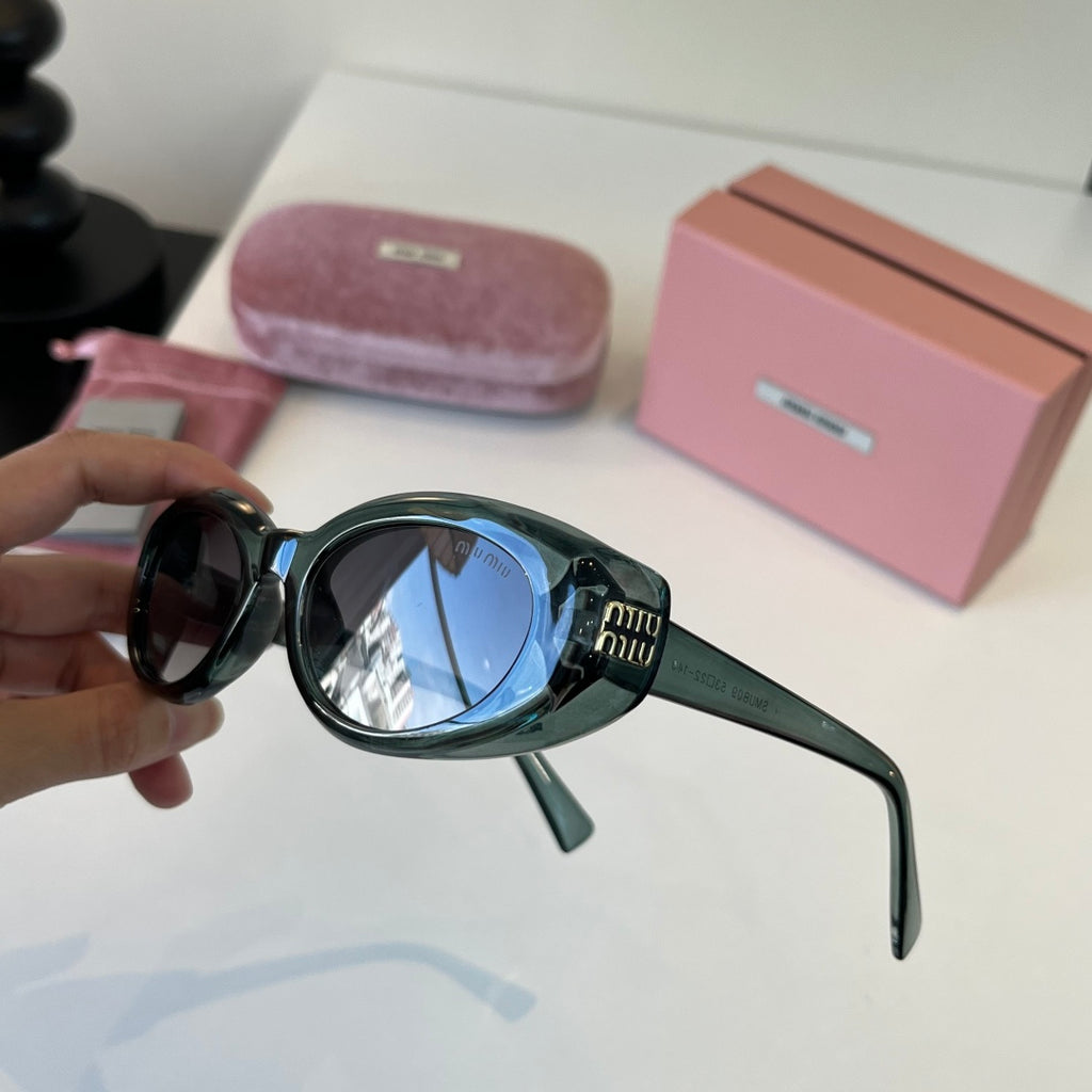 Miu Miu Cat-Eye Black Lens Sunglasses for Men & Women - 466065 - detail image 4