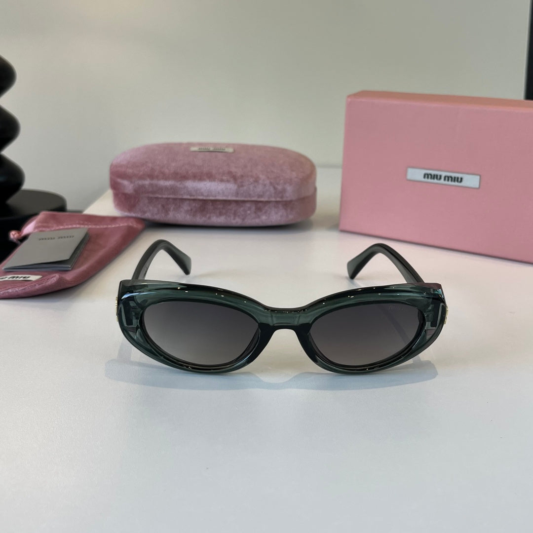 Miu Miu Cat-Eye Black Lens Sunglasses for Men & Women - 432561 - detail image 2