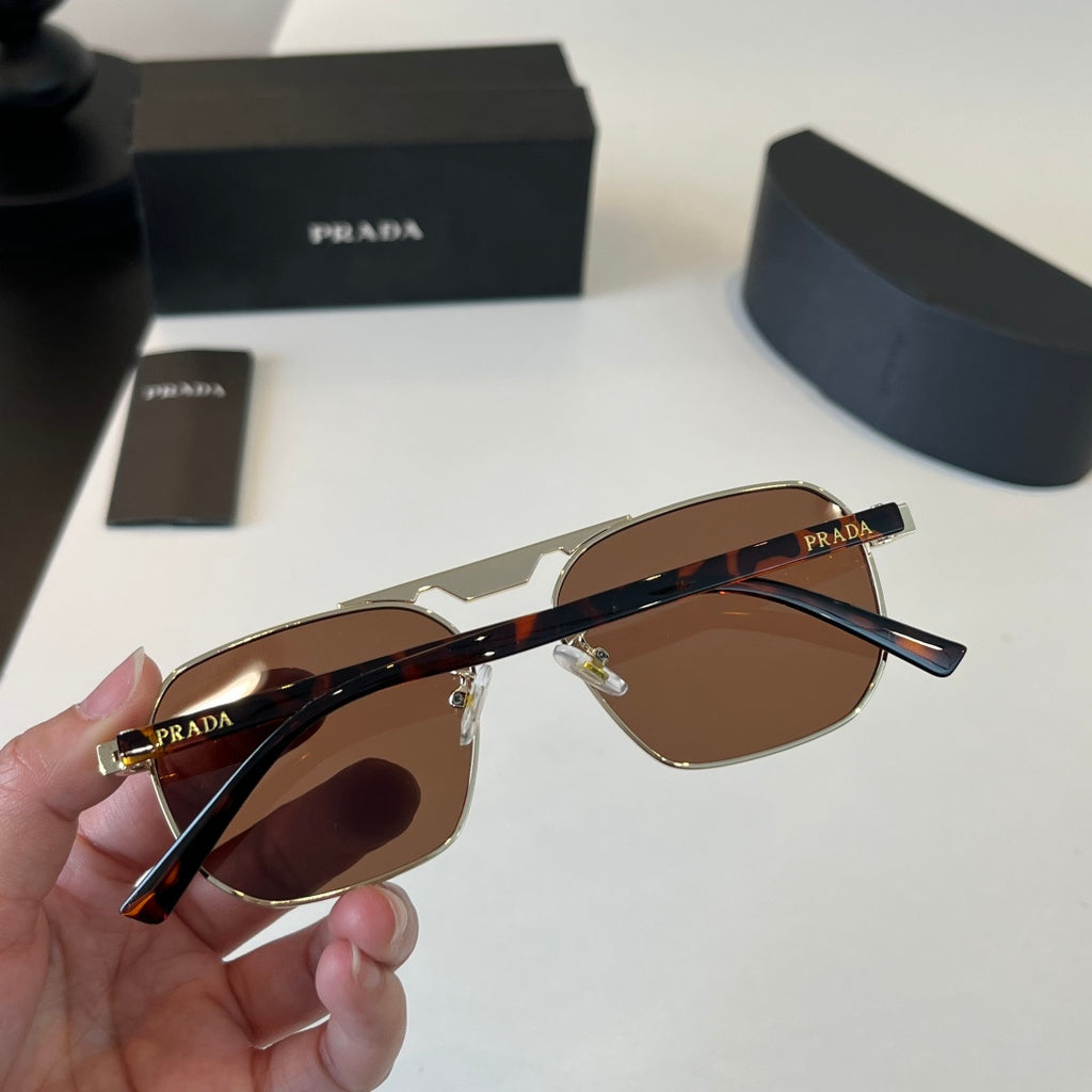 Prada Polarized Fashion Black Lens Sunglasses for Men - 382626 - detail image 7