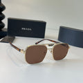 Prada Polarized Fashion Black Lens Sunglasses for Men - 432178