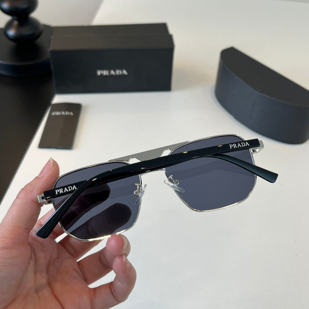 Prada Polarized Fashion Silver Lens Sunglasses for Men - 432179 - detail image 7