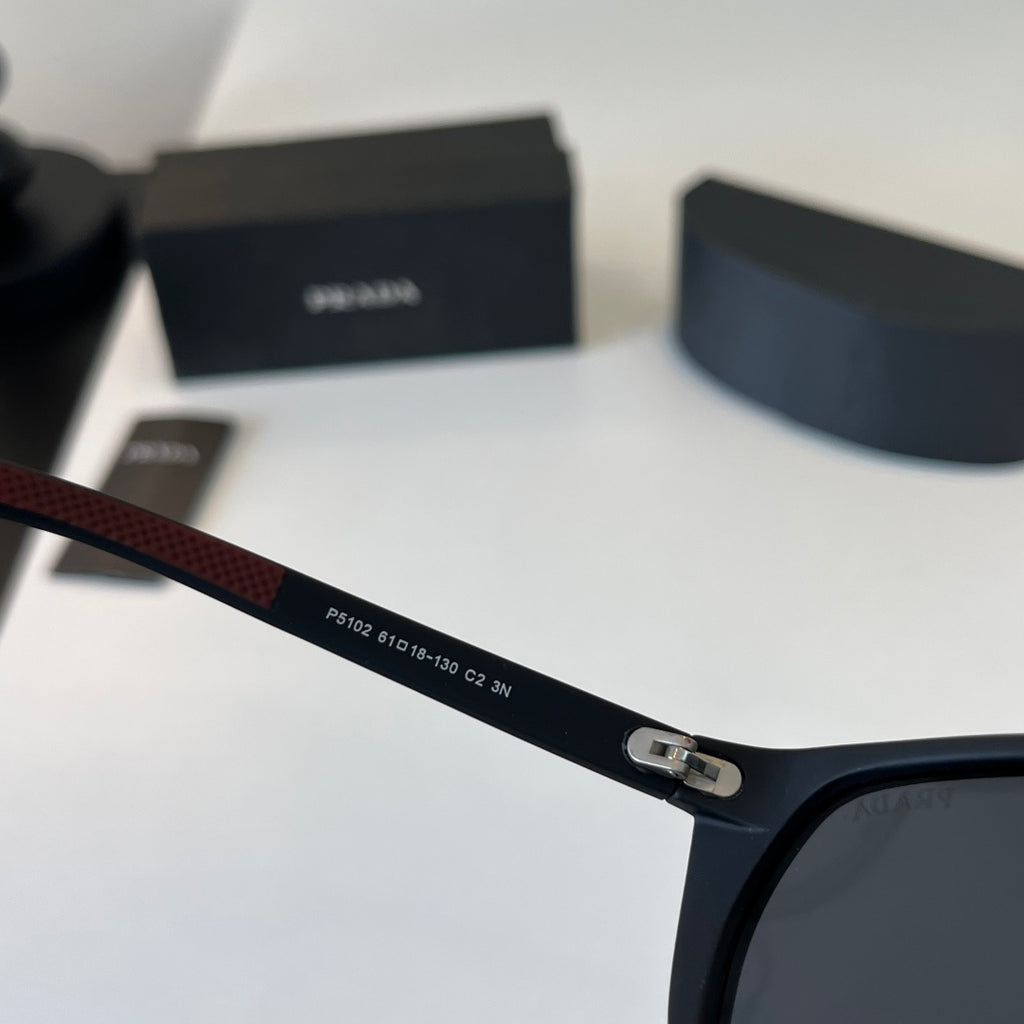 Prada Fashion Black Lens Sunglasses for Men - 382629 - detail image 8