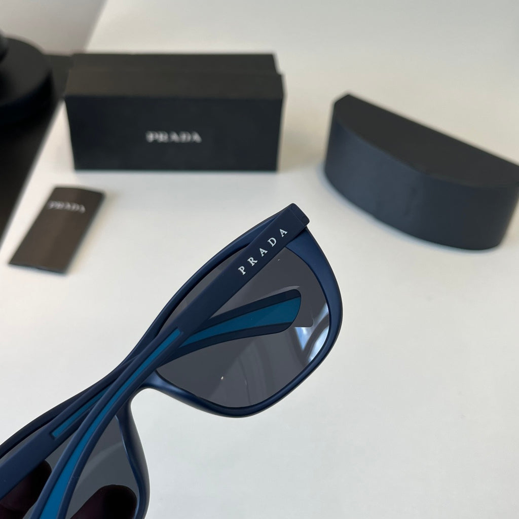 Prada Fashion Black Lens Sunglasses for Men - 487077 - detail image 6