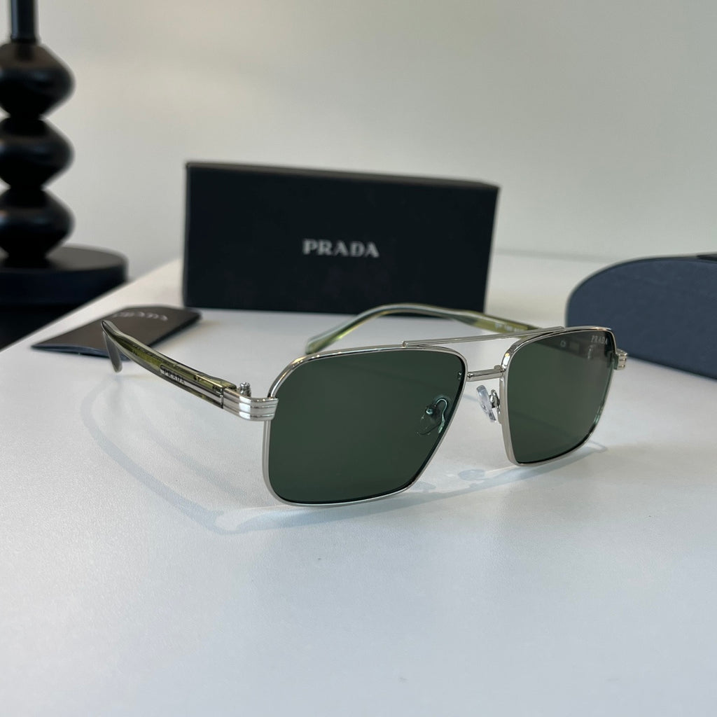 Prada Fashion Silver Lens Sunglasses for Men - 487078