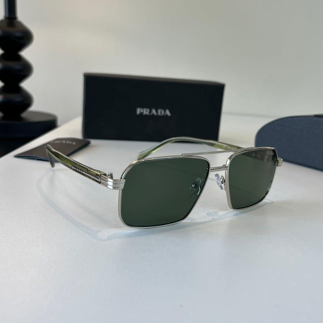 Prada Fashion Silver Lens Sunglasses for Men - 487078