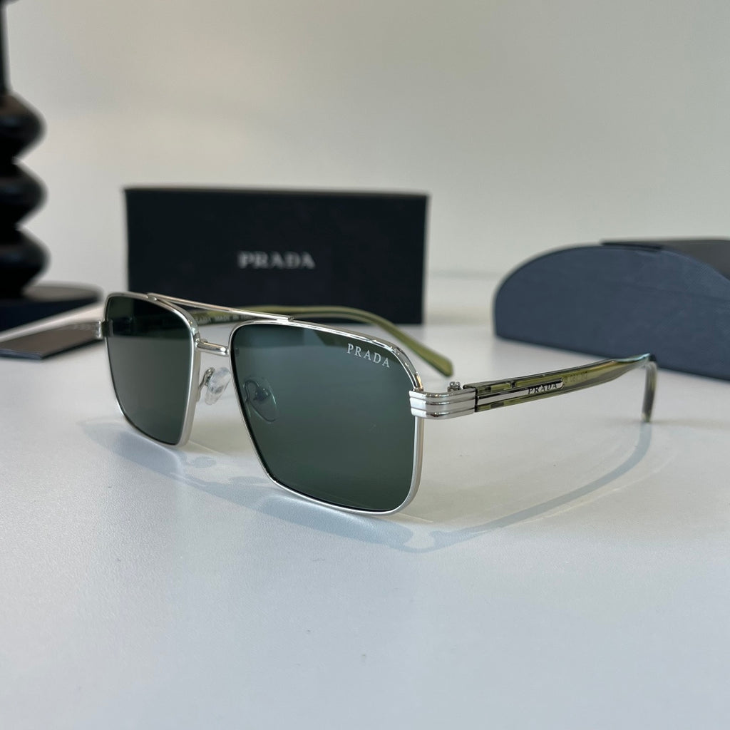 Prada Fashion Silver Lens Sunglasses for Men - 487078 - detail image 3