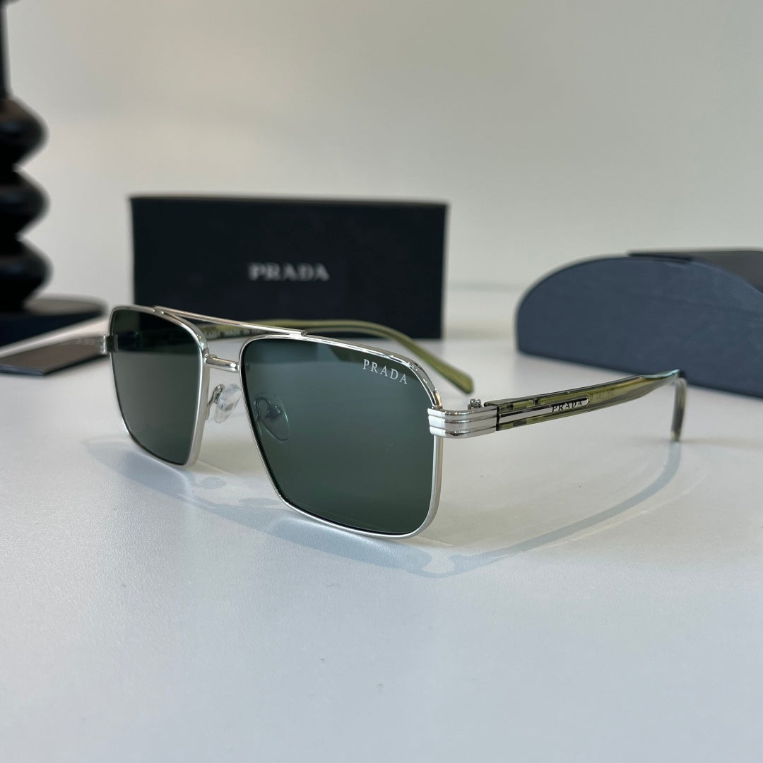 Prada Fashion Silver Lens Sunglasses for Men - 487078 - detail image 3