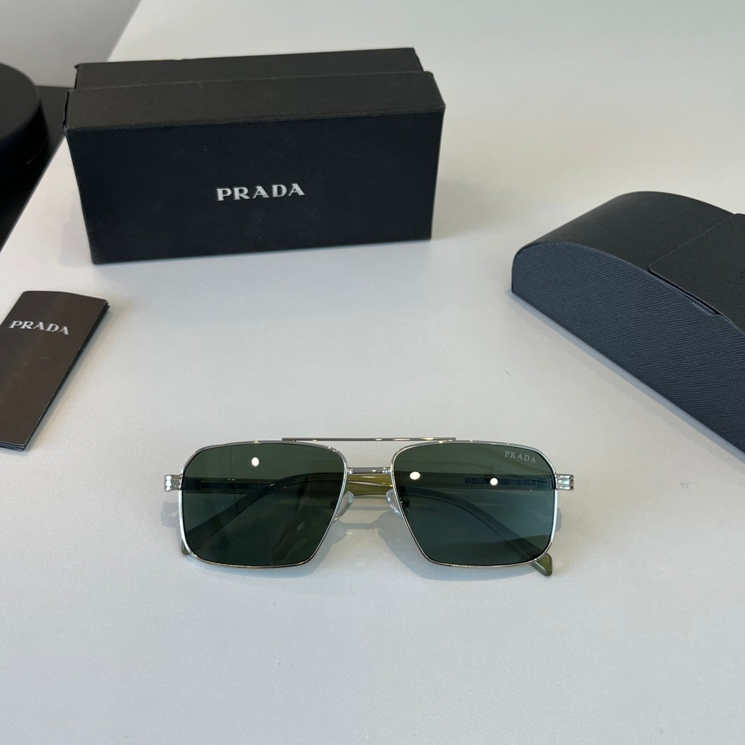 Prada Fashion Silver Lens Sunglasses for Men - 487078 - detail image 5