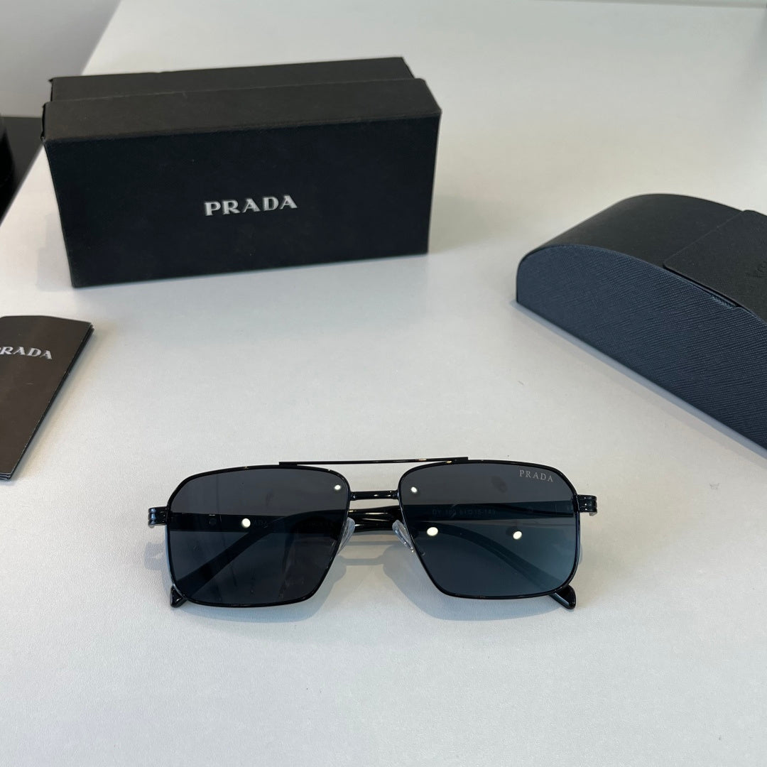 Prada Fashion Black Lens Sunglasses for Men - 487080 - detail image 4