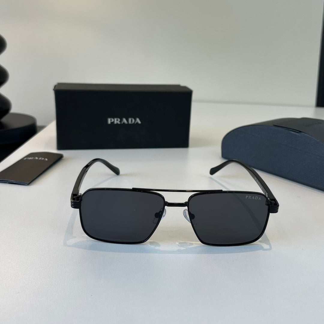 Prada Fashion Black Lens Sunglasses for Men - 432185 - detail image 2