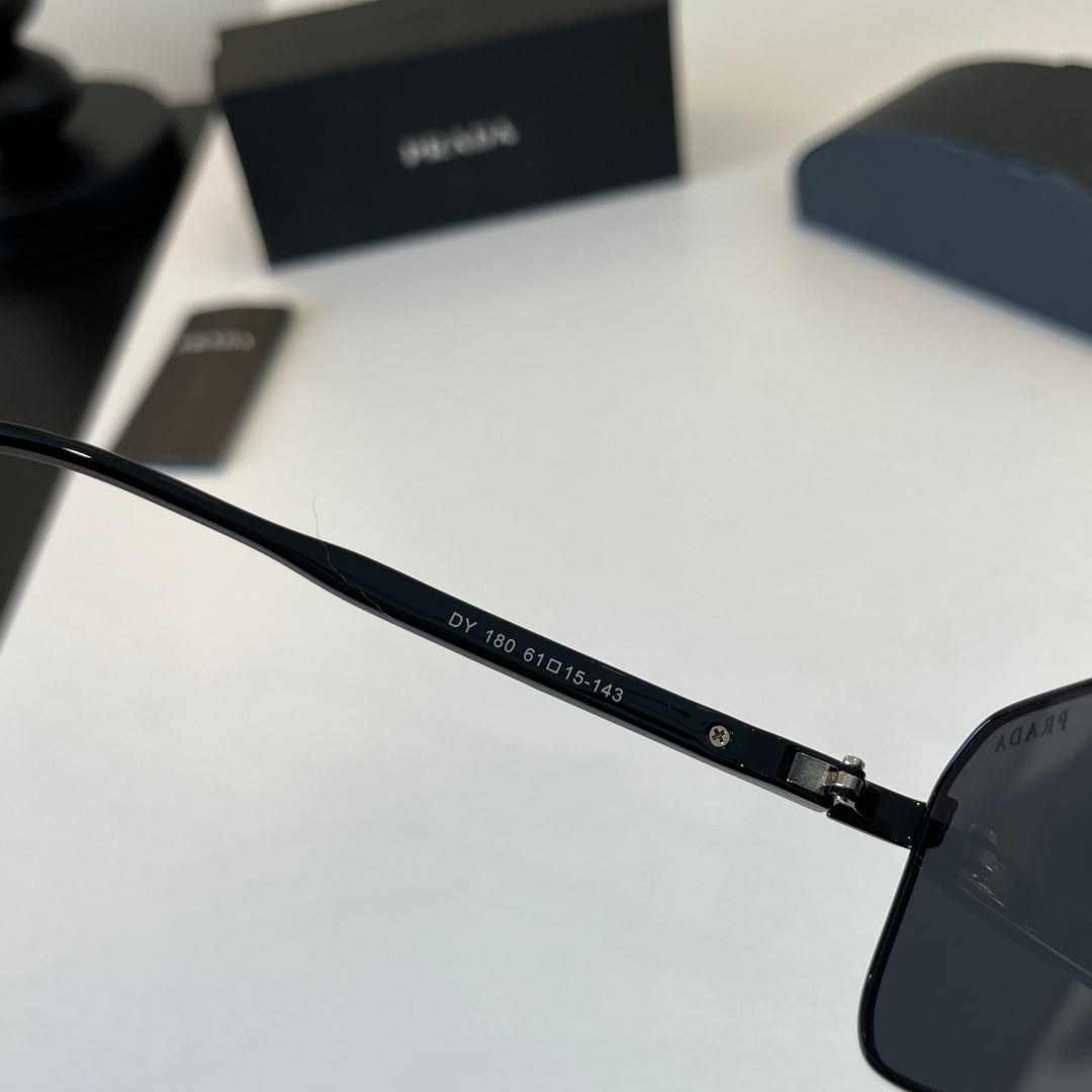Prada Fashion Black Lens Sunglasses for Men - 487080 - detail image 9
