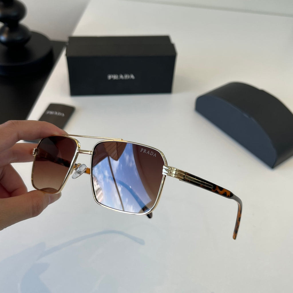 Prada Fashion Red Lens Sunglasses for Men - detail image 4