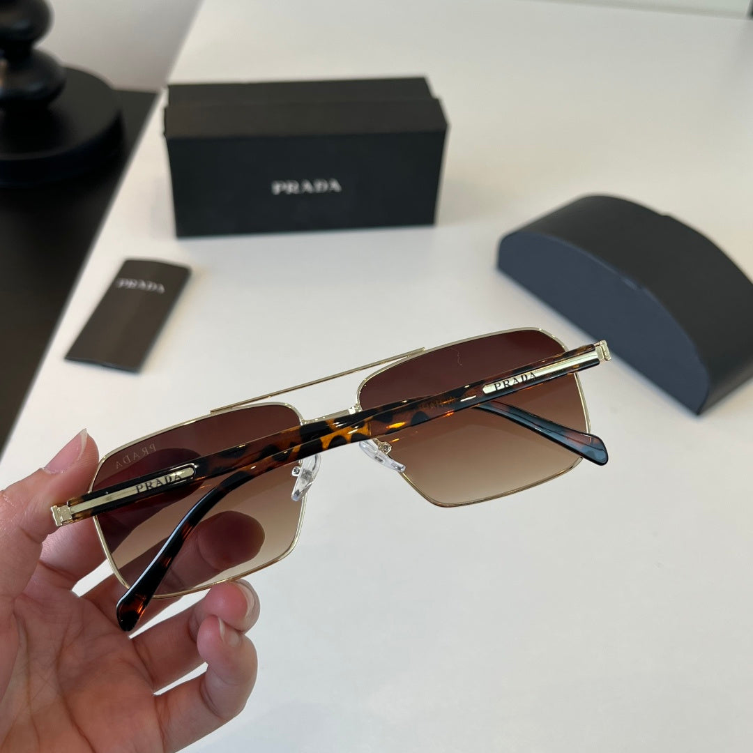 Prada Fashion Red Lens Sunglasses for Men - detail image 9