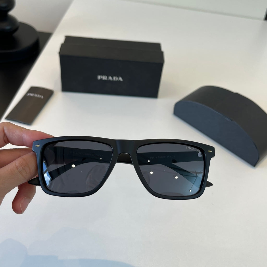 Prada Fashion Black Lens Sunglasses for Men - 487060 - detail image 5