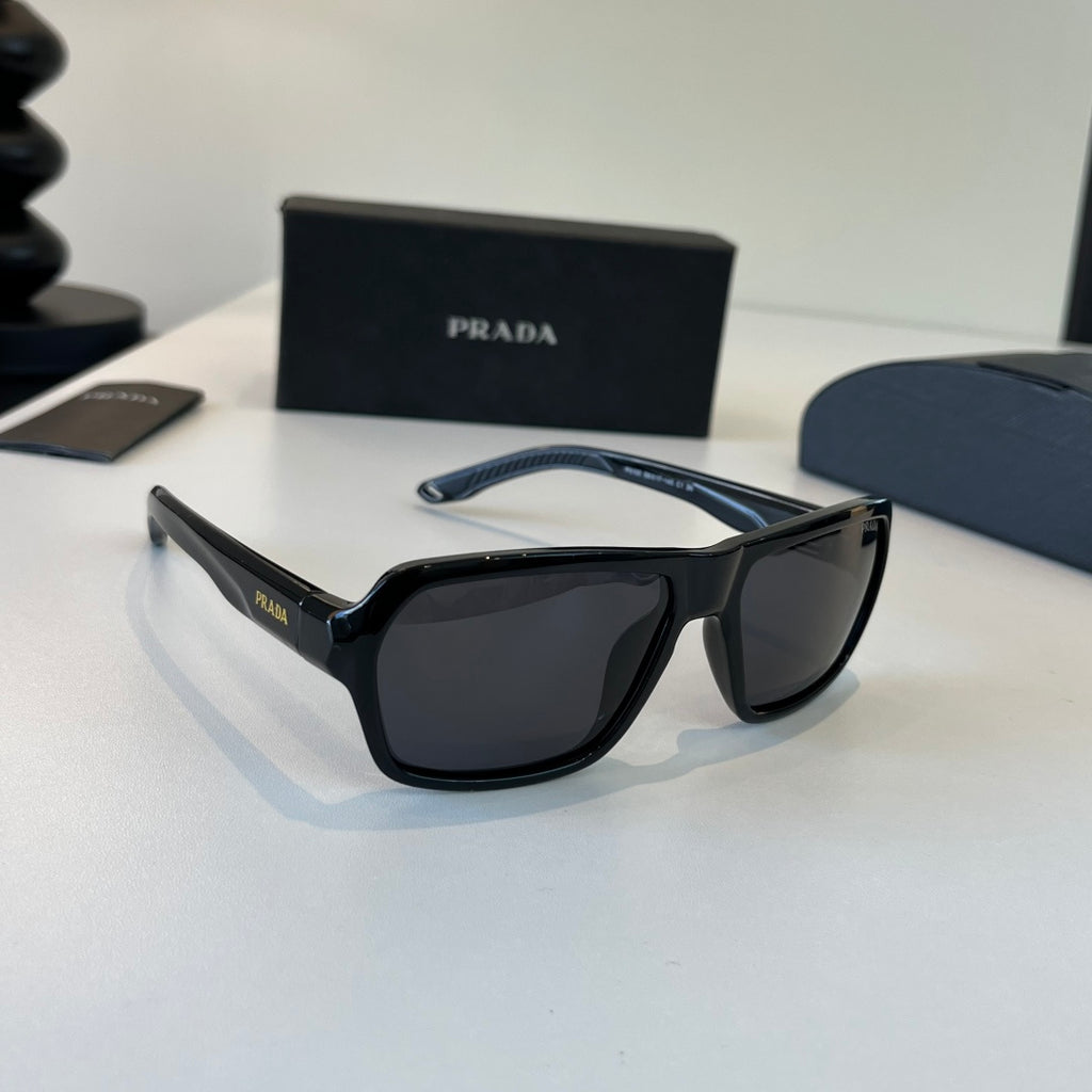 Prada Fashion Black Lens Sunglasses for Men - 465571