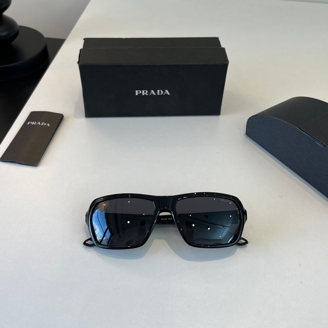 Prada Fashion Black Lens Sunglasses for Men - 465571 - detail image 4