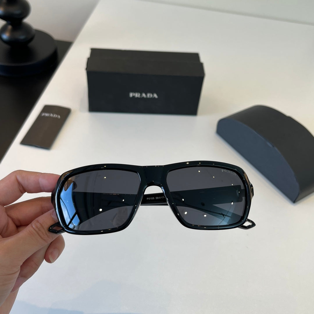 Prada Fashion Black Lens Sunglasses for Men - 465571 - detail image 5