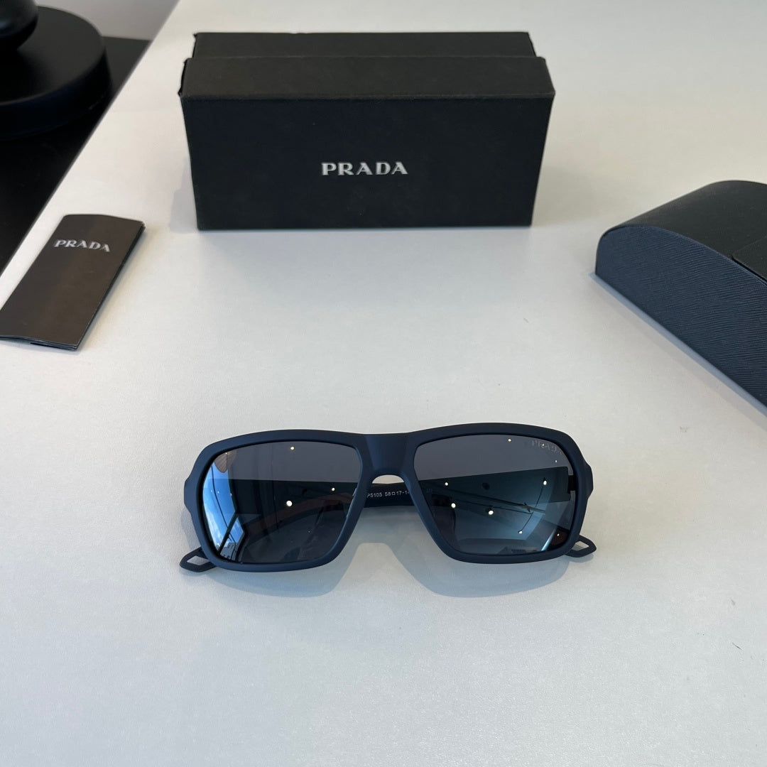 Prada Fashion Black Lens Sunglasses for Men - 382640 - detail image 5