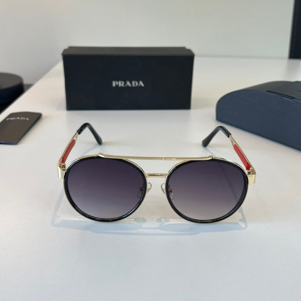Prada Fashion Silver Lens Sunglasses for Men - 487093 - detail image 2
