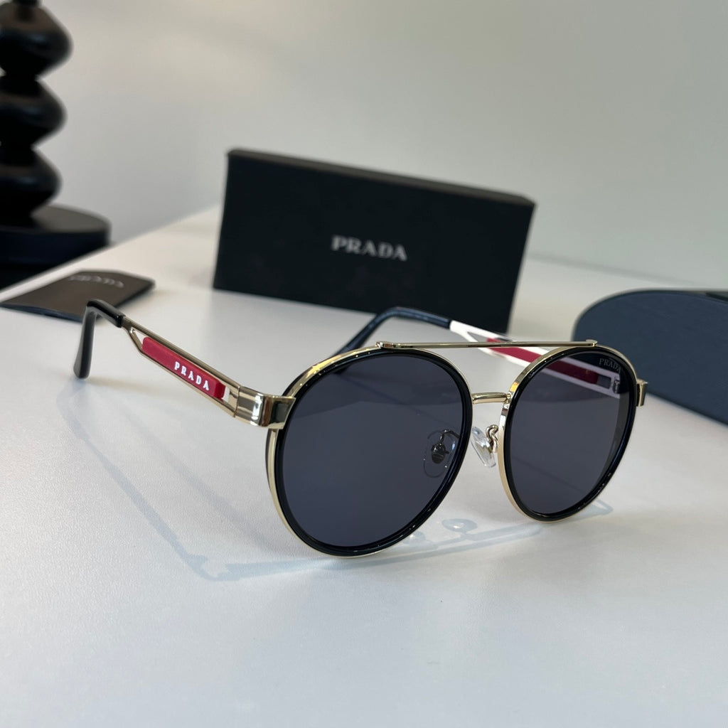 Prada Fashion Black Lens Sunglasses for Men - 465691