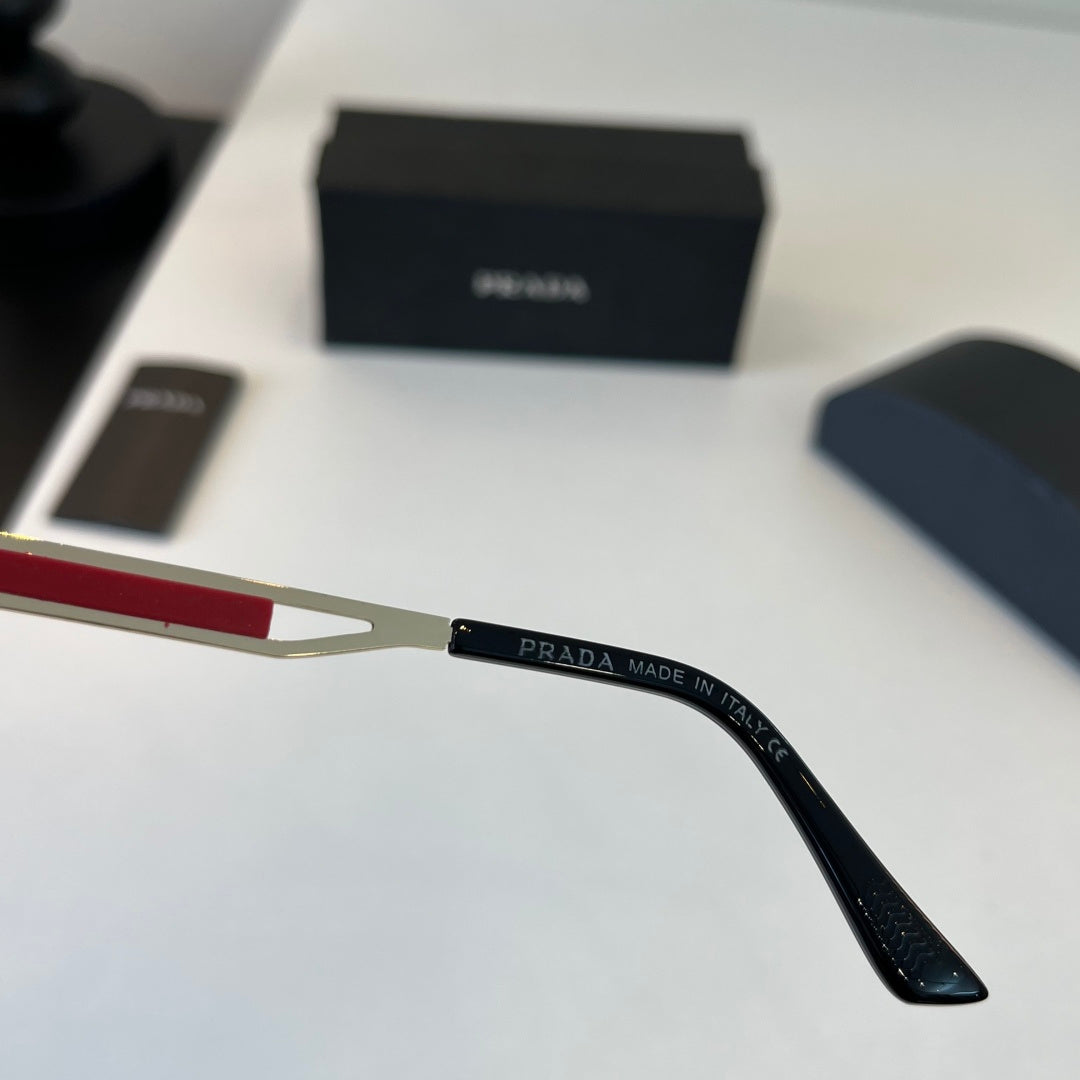Prada Fashion Black Lens Sunglasses for Men - 487094 - detail image 8