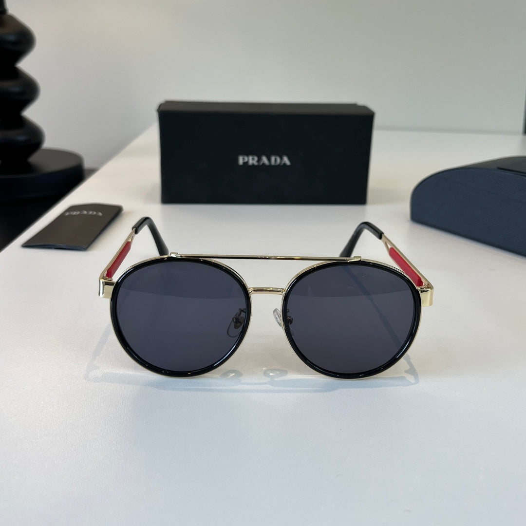 Prada Fashion Black Lens Sunglasses for Men - 487094 - detail image 2