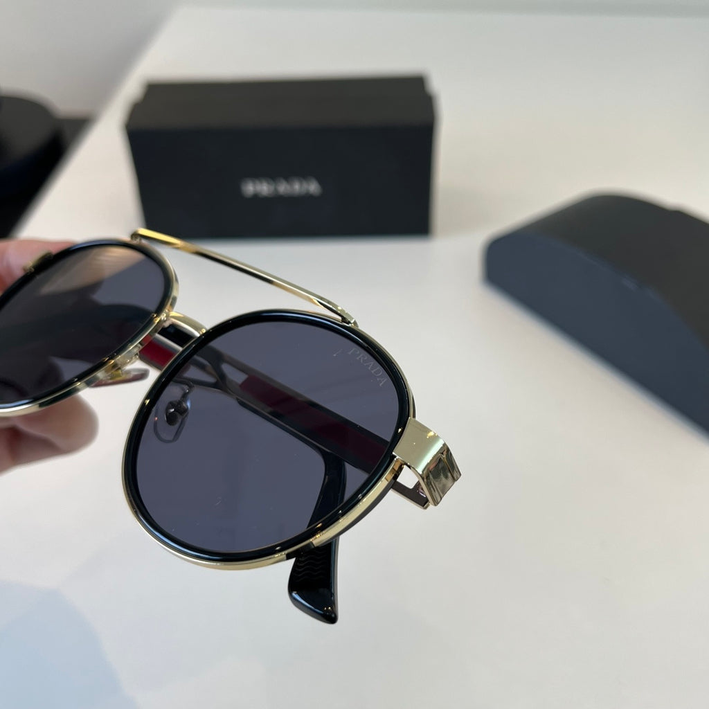 Prada Fashion Black Lens Sunglasses for Men - 465691 - detail image 7