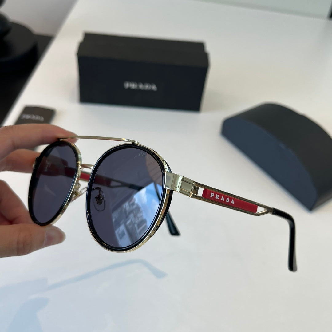 Prada Fashion Black Lens Sunglasses for Men - 382602 - detail image 4