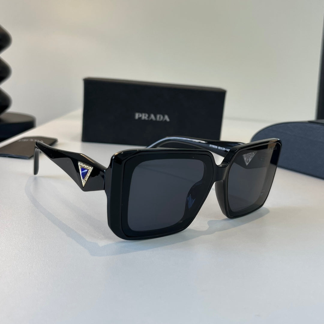Prada Fashion Black Lens Sunglasses for Men & Women - 432195