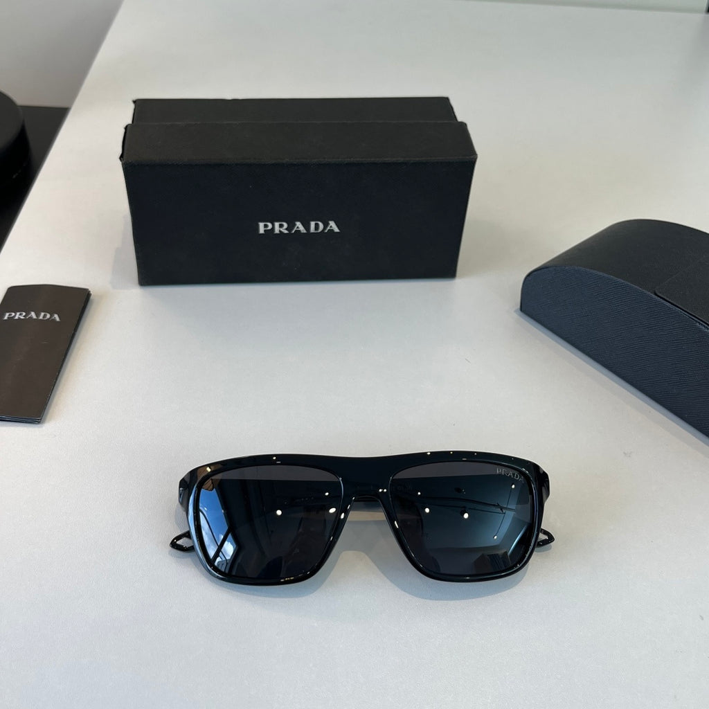 Prada Fashion Black Lens Sunglasses for Men - 432036 - detail image 5