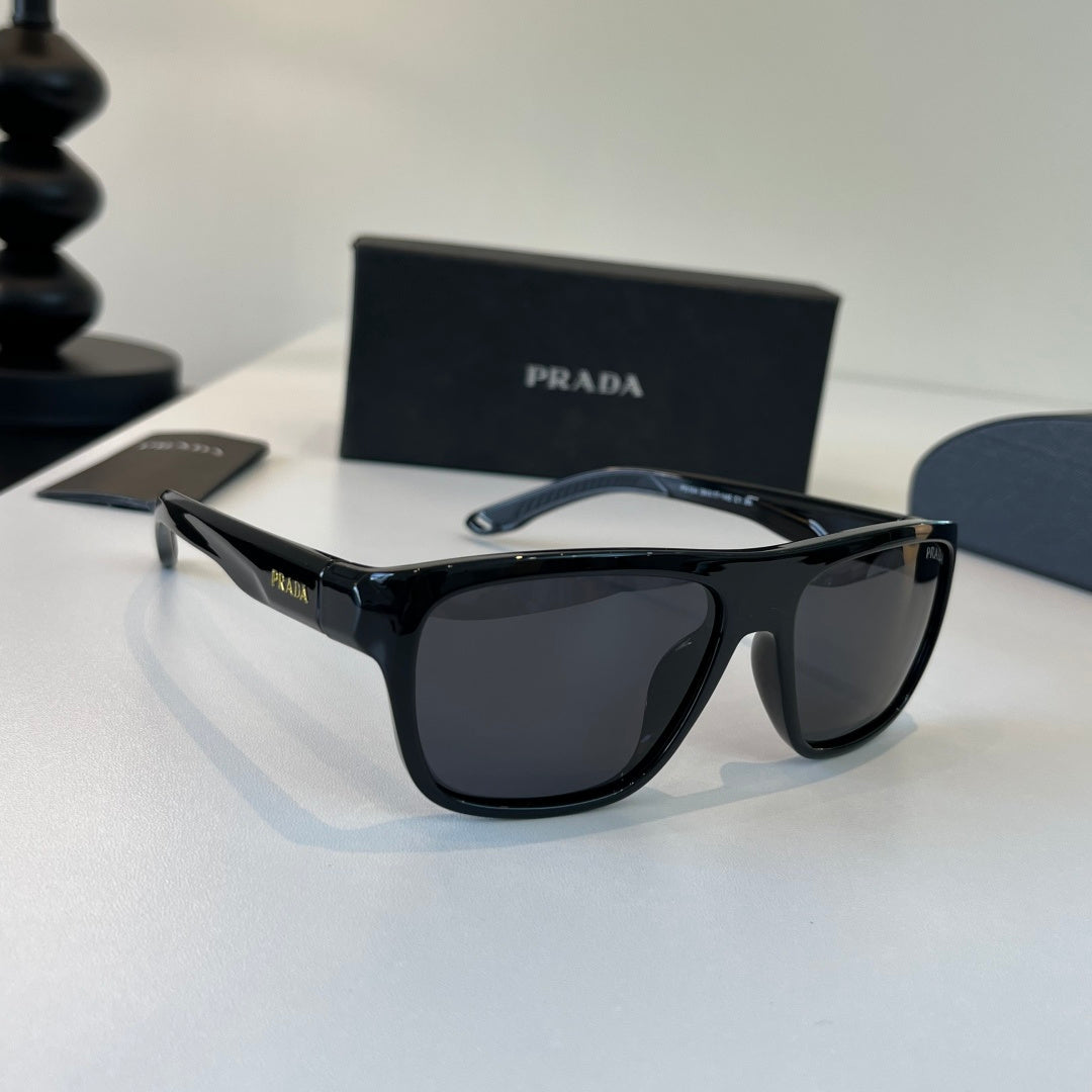 Prada Fashion Black Lens Sunglasses for Men - 432036