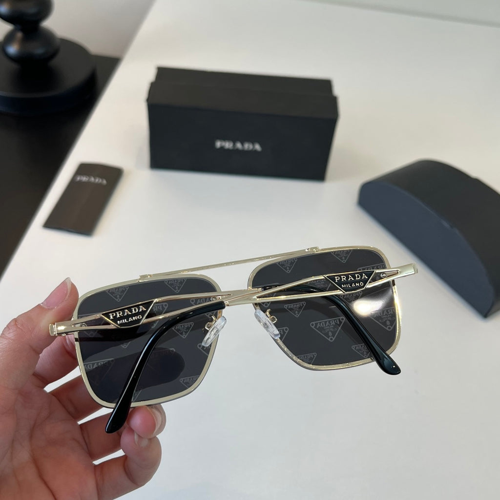 Prada Polarized Fashion Silver Lens Sunglasses for Men - 432039 - detail image 9