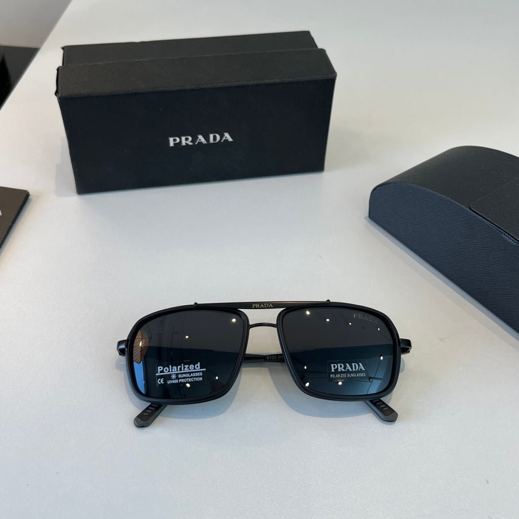 Prada Fashion Black Lens Sunglasses for Men & Women - 432042 - detail image 4