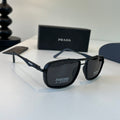 Prada Fashion Black Lens Sunglasses for Men & Women - 432042