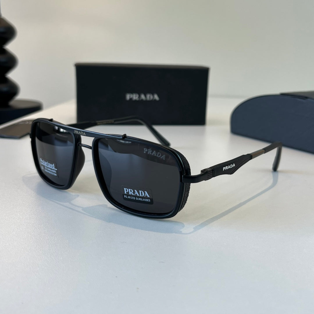 Prada Fashion Black Lens Sunglasses for Men & Women - 382617 - detail image 3