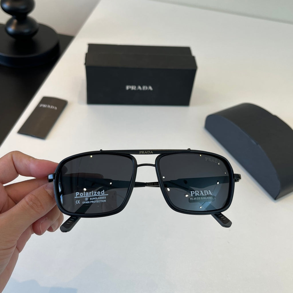 Prada Fashion Black Lens Sunglasses for Men & Women - 432042 - detail image 5